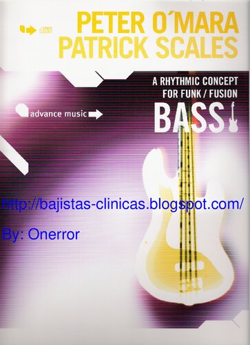 A Rhythmic Concept for Funk-Fusion Bass.