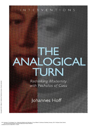 The Analogical Turn. Rethinking Modernity with Nicholas of Cusa