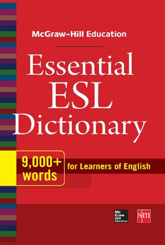 Essential ESL Dictionary for Learners of English