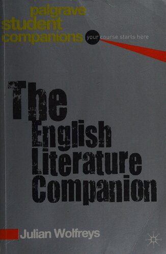 The English Literature Companion (Palgrave Student Companions)