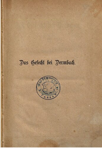 Das Gefecht bei Dermbach am 4. Juli 1866