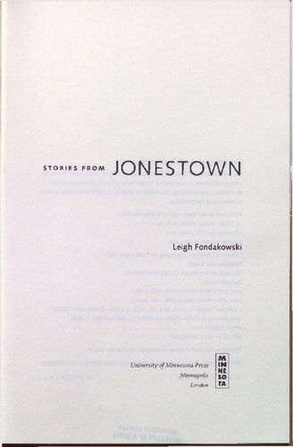 Stories from Jonestown
