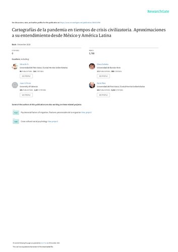 Cartografías de la pandemia en tiempos de crisis civilizatoria. Aproximaciones a su entendimiento desde México y América Latina
