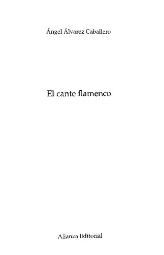 El Cante Flamenco
