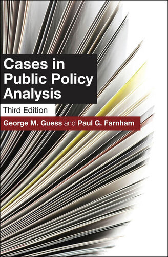 Cases in Public Policy Analysis