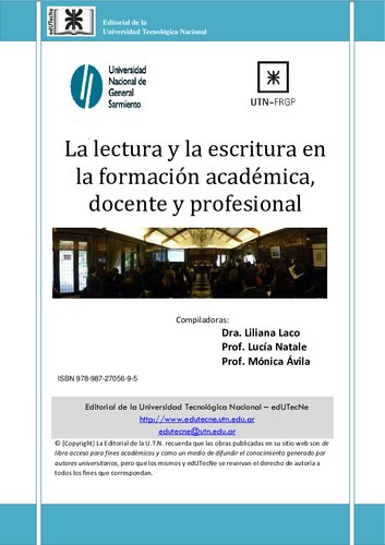 La lectura y la escritura en la formación académica, docente y profesional