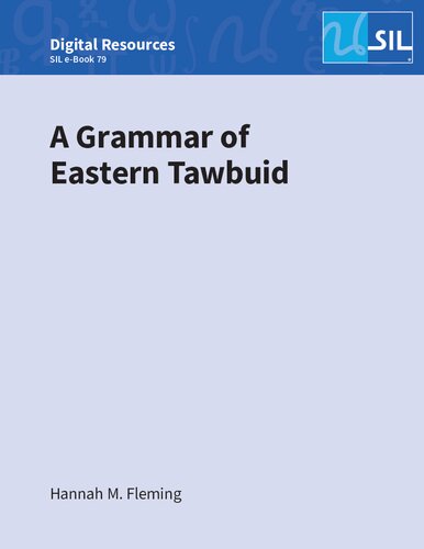 A Grammar of Eastern Tawbuid