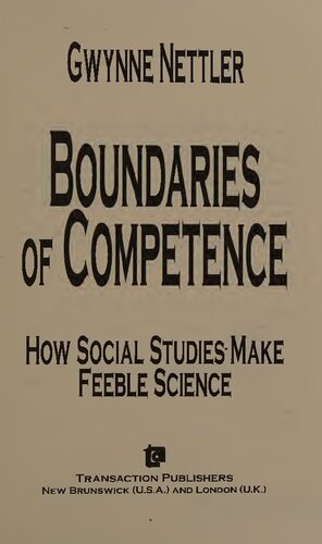 Boundaries Of Competence: How Social Studies Make Feeble Science