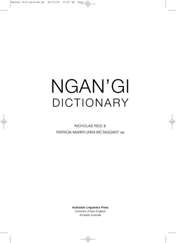 Ngan'gi Dictionary