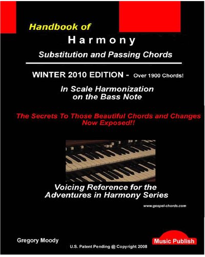 Handbook Of Harmony Substitutions And Passing Chords.