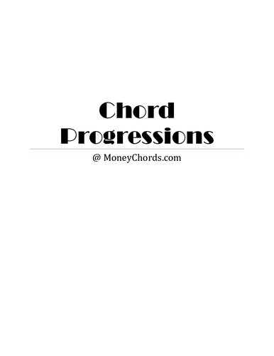 Chords Progressions.