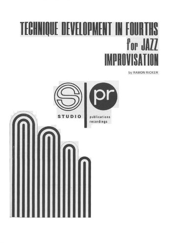 Technique Development in Fourths For Jazz Improvisation.