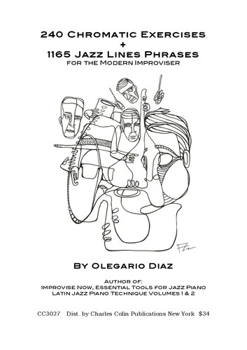 240 Chromatic Exercise. 1165 Jazz Lines Phrases.