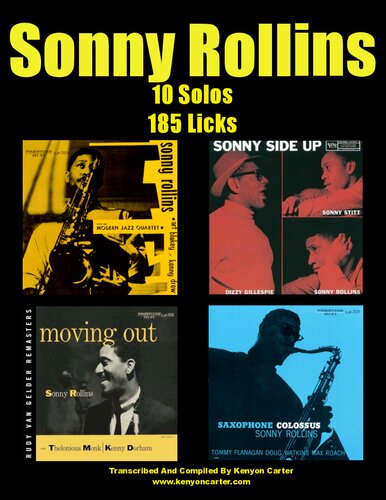 Sonny Rollins. 10 Solos, 185 Licks.