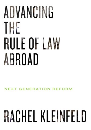 Advancing the Rule of Law Abroad: Next Generation Reform