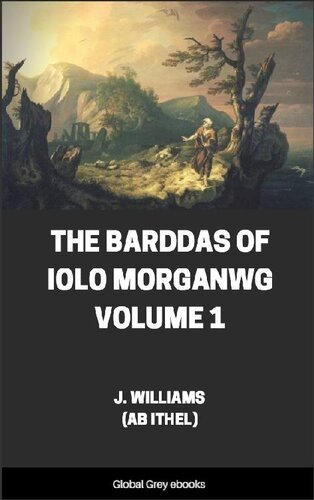 The Barddas of Iolo Morganwg Volume 1