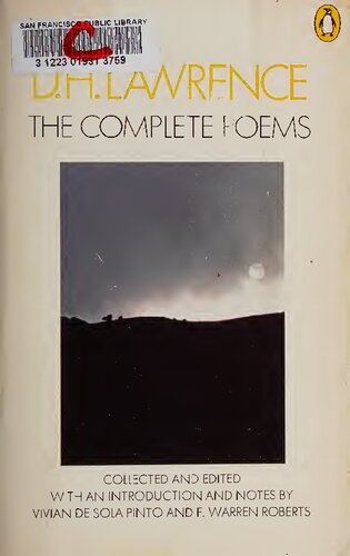 The Complete Poems of D. H. Lawrence