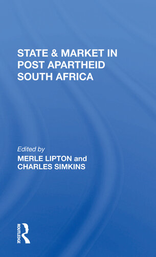 State & Market in Post Apartheid South Africa