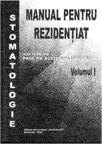MANUAL PENTRU REZIDENTIAT - STOMATOLOGIE