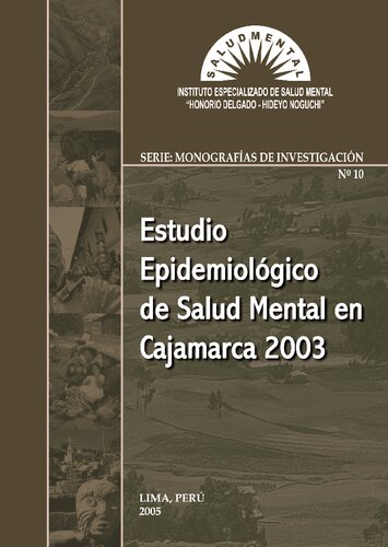 Estudio epidemiológico de salud mental en Cajamarca 2003