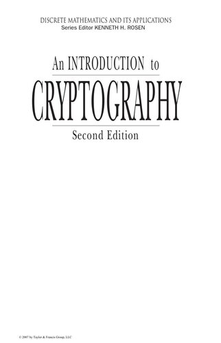 An Introduction to Cryptography, Second Edition