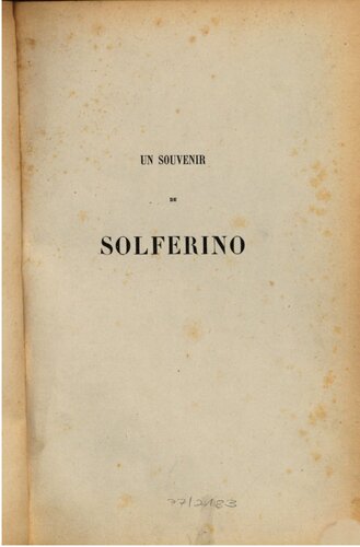 Un souvenir de Solferino