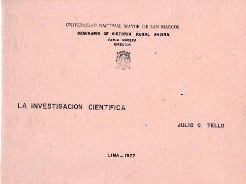 La investigación científica