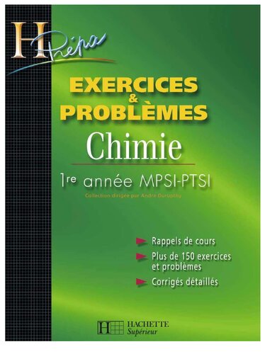 Chimie 1re année MPSI-PTSI