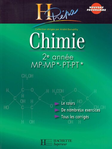 Chimie 2e année MPSI-PTSI