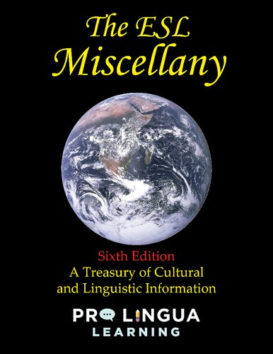 The ESL miscellany : a treasury of cultural and linguistic information