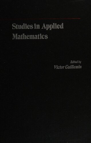 Studies in Applied Mathematics: A Volume Dedicated To Irving Segal