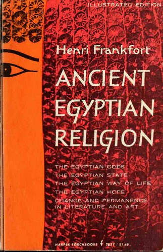 Ancient Egyptian religion, an interpretation