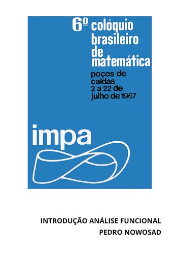 Introdução à Análise Funcional