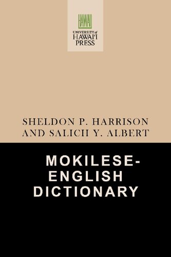 Mokilese-English Dictionary