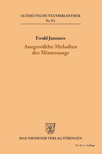 Ausgewählte Melodien des Minnesangs