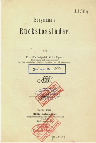 Bergmanns Rückstosslader