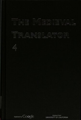 The Medieval translator 4 /