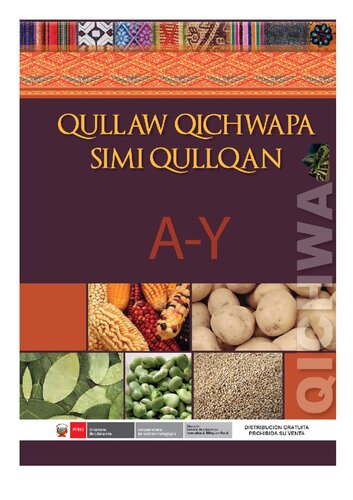 Qullaw qichwapa simi qullqan / Diccionario quechua Collao. A-M