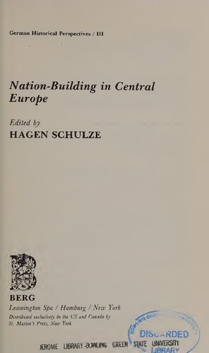 Nation-Building in Central Europe