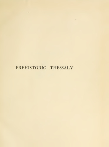 Prehistoric Thessaly