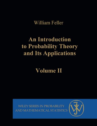 An Introduction to Probability Theory and Its Application - Volume II
