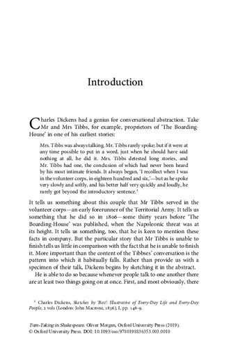 Turn-Taking in Shakespeare