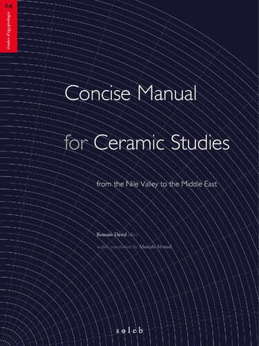 Concise Manual for Ceramic Studies from the Nile Valley to the Middle East