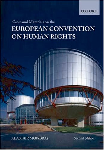 Cases and Materials on The European Convention on Human Rights