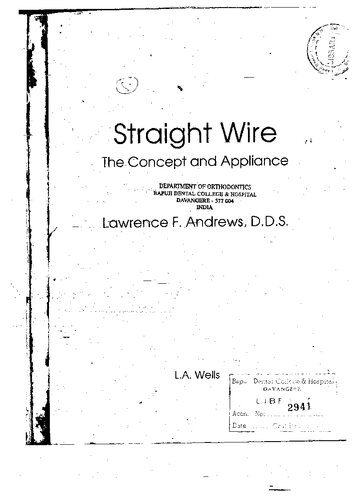 Straight Wire The Concept and Appliance