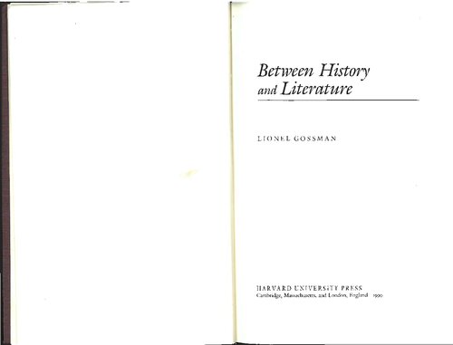 Between History & Literature