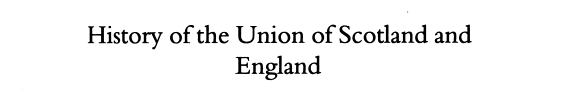 History of the Union of Scotland and England
