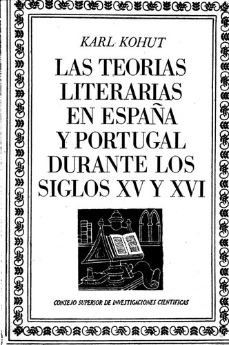 Las teorías literarias en España y Portugal durante los siglos XV y XVI: estado de la investigación y problemática