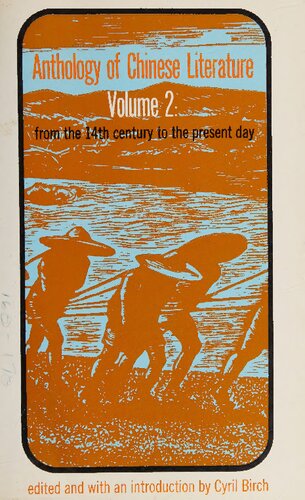 Anthology of Chinese literature Vol 2