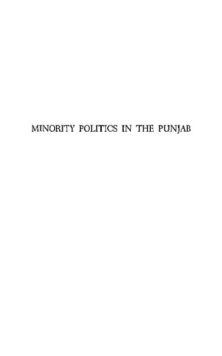 Minority politics in the Punjab.